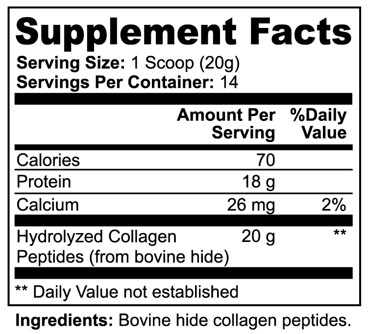 Grass-Fed Collagen Building Peptides